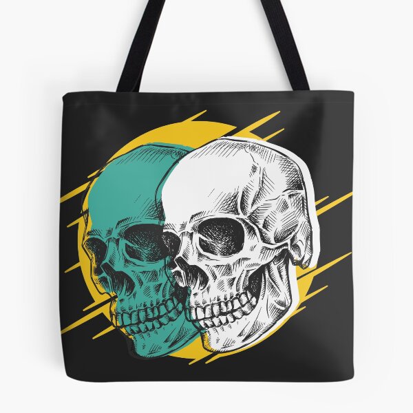 Item preview, Dual Skull Sketch Graphic designed and sold by SLAG-Creative.