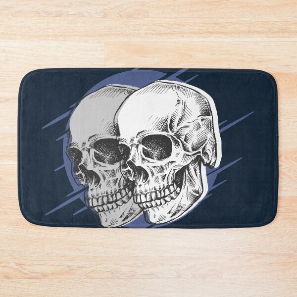 Item preview, Dual Skull Sketch Graphic designed and sold by SLAG-Creative.