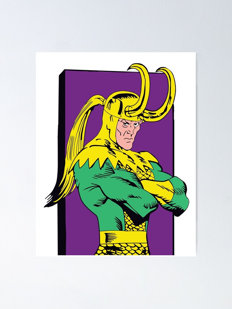 Loki canvas, Comics print, Scandinavian god wall art, Loki print, Tom Hiddleston print, Comics canvas, Loki wall art cheapest