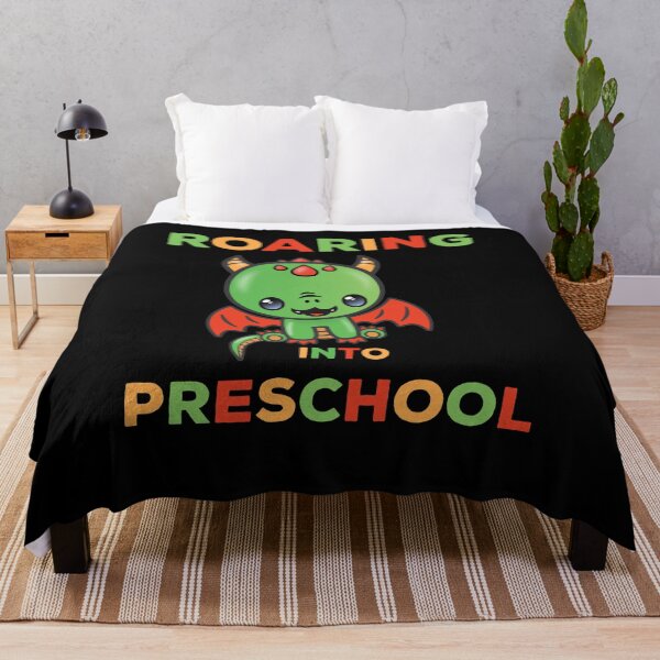 Item preview, Roaring Into Preschool. Back to School Funny Colorful Kids Design. designed and sold by Kipcio.