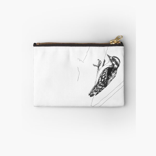 Item preview, Downy Woodpecker Drawing designed and sold by LauraWolfArtist.