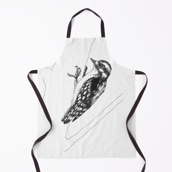 Item preview, Downy Woodpecker Drawing designed and sold by LauraWolfArtist.