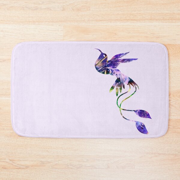 Item preview, Spirit world of magic purple dreams abstract hummingbird designed and sold by TitaCris.