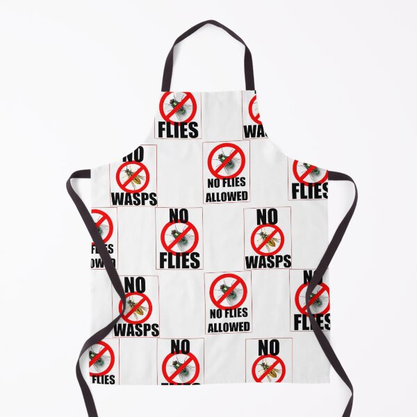 Item preview, No Flies / Wasps Allowed Stickers designed and sold by loganferret.