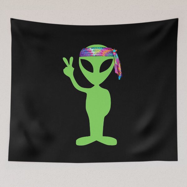 Item preview, Hippie Alien  designed and sold by SkyAfterDusk.