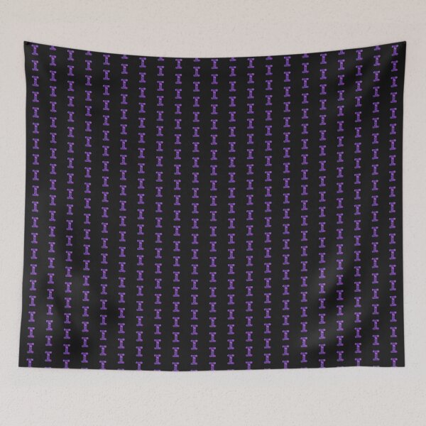 Item preview, Letter I Alphabet Purple Marble Abstract Monogram designed and sold by AMSonArt.