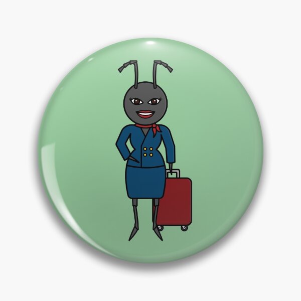 Item preview, Flight Attendant - Pun - Wordplay designed and sold by ambertanderes.