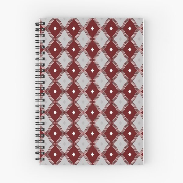 Item preview, Burgundy and Gray diamond unique Argyle pattern designed and sold by BLMcreations.