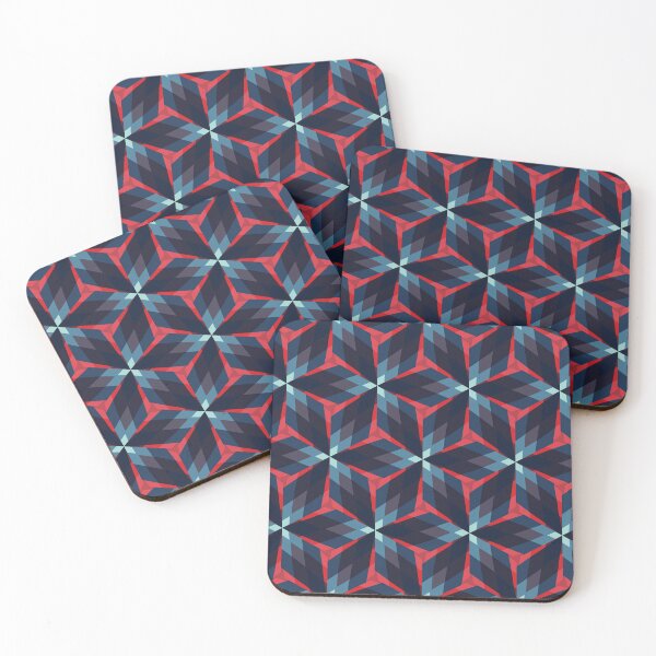 Item preview, American USA Geometric Series in Red, White, and Blue Patriotic Patterns designed and sold by cozycaroline.