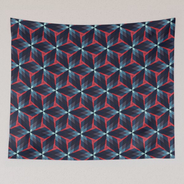 Item preview, American USA Geometric Series in Red, White, and Blue Patriotic Patterns designed and sold by cozycaroline.