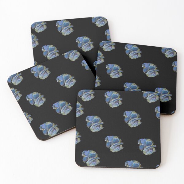 Item preview, Blue Jewel fish transparent pattern designed and sold by Brain Dead Philosophy .