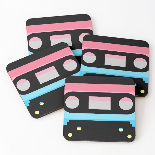 Aperçu de l'œuvre Cassette Pride - Genderflux créée et vendue par thesassypanda.