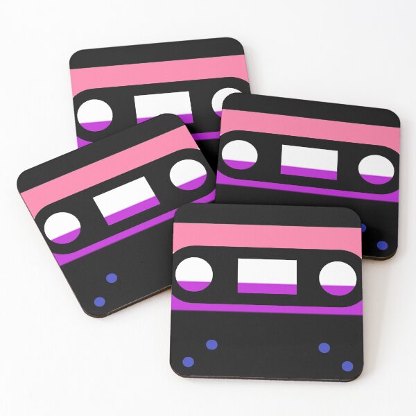 Aperçu de l'œuvre Cassette de fierté - Genderfluid créée et vendue par thesassypanda.