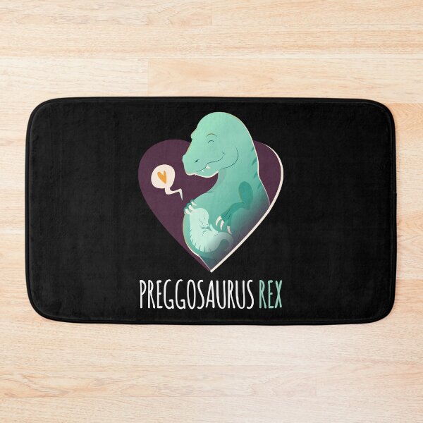 Item preview, Funny T Rex Dinosaur Baby Pregnancy Announcement Preggosaurus designed and sold by Bonehead Creations.
