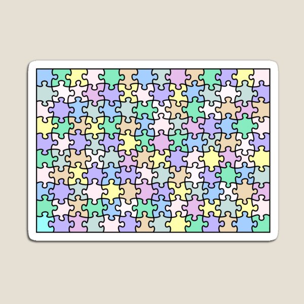 Item preview, Jigsaw puzzle pastel colours designed and sold by Graphics By Craig.