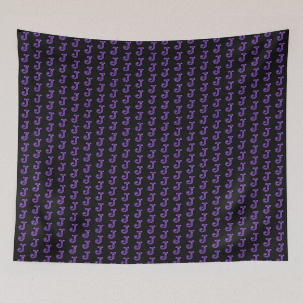 Item preview, Letter J Alphabet Purple Marble Abstract Monogram designed and sold by AMSonArt.