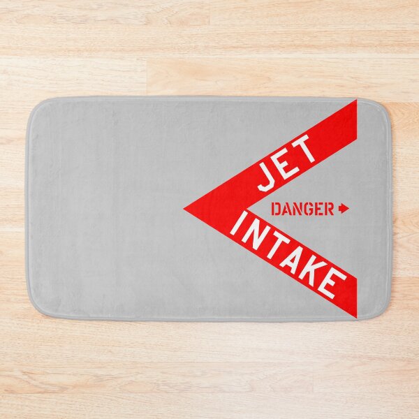 Item preview, DANGER Jet Intake, Jet Fighter warning sign (Side A) Right Side (2 Colors) designed and sold by ARTsPlural.