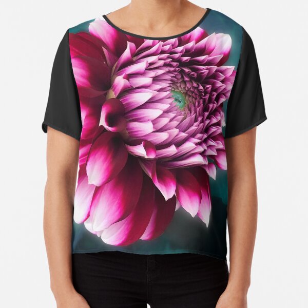 Dahlia in Red Chiffon Top