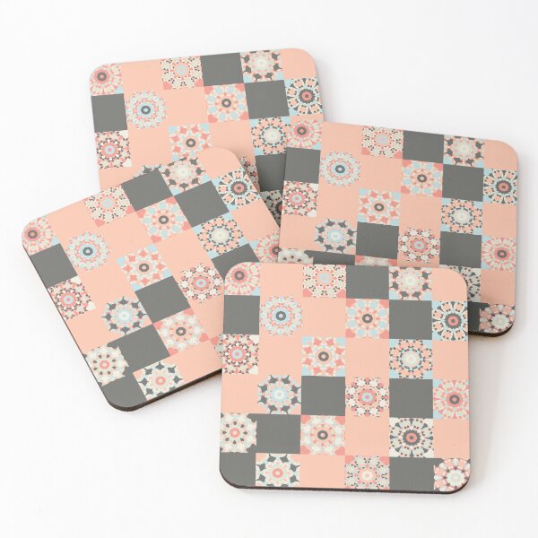 Item preview, Abstract Flower Patchwork Pattern Artwork 01 Color 06 designed and sold by Stefanie Boike.