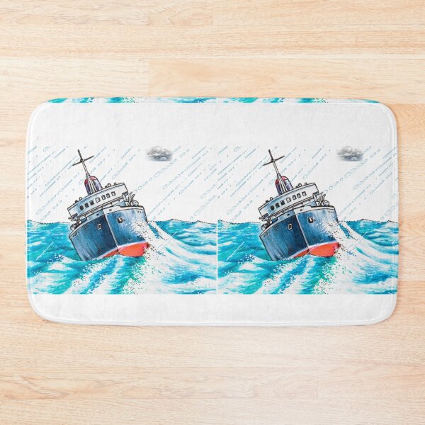 Item preview, Lurching Ship in typhoon lovely design... designed and sold by VIVEK KUMAR RAI.