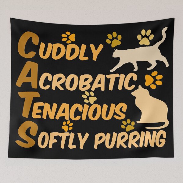 Item preview, Cat Acrostic Poem designed and sold by Fashimation20.