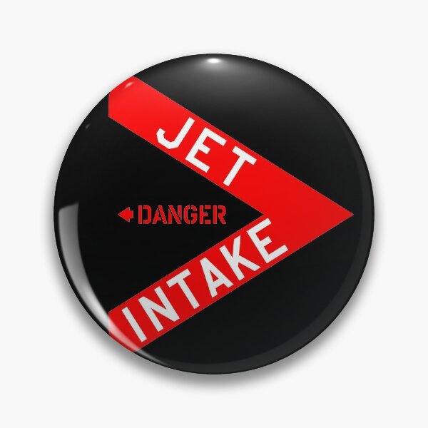 Item preview, DANGER Jet Intake, Jet Fighter warning sign (Side B) Left Side designed and sold by ARTsPlural.