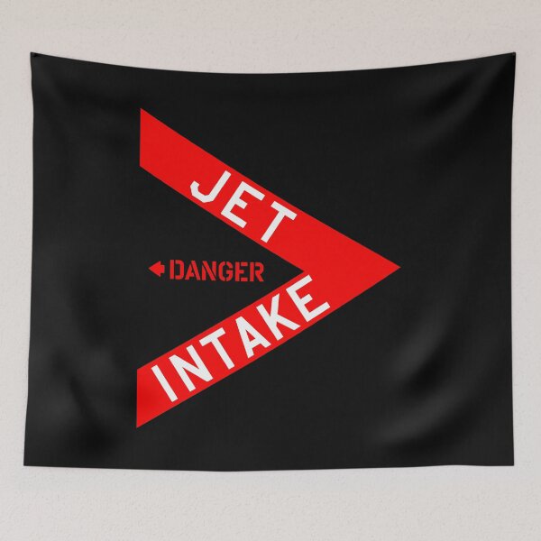 Item preview, DANGER Jet Intake, Jet Fighter warning sign (Side B) Left Side designed and sold by ARTsPlural.