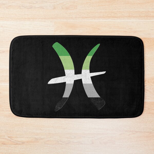 Item preview, Aromantic Pisces Pride Flag Zodiac Sign designed and sold by Patrick Hiller.