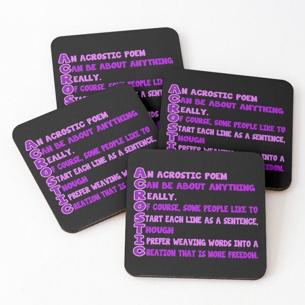 Item preview, Purple Acrostic Poem designed and sold by Fashimation20.
