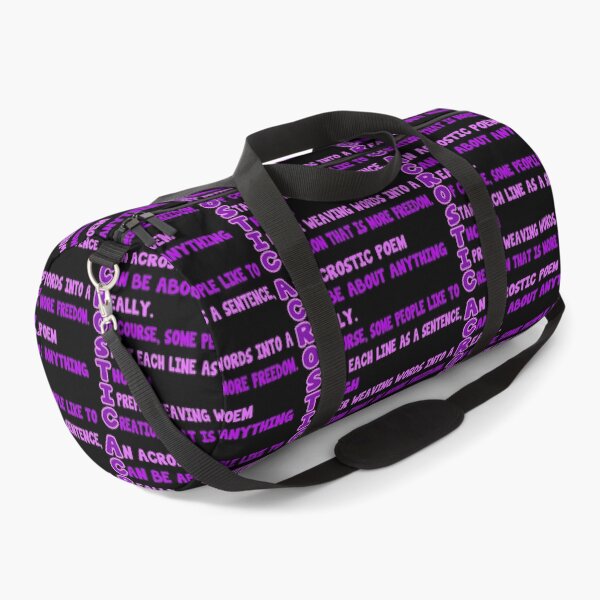 Item preview, Purple Acrostic Poem designed and sold by Fashimation20.