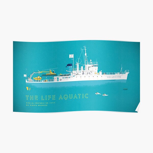 The Life Aquatic with Steve Zissou Poster