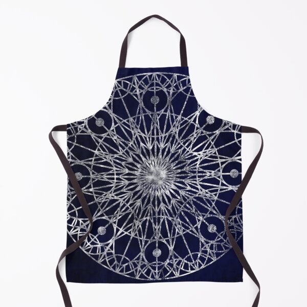 Item preview, Rosette Window Circle Mandala - Midnight Blue designed and sold by Erik Fox-Jackson.