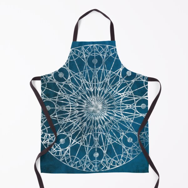 Item preview, Rosette Window Circle Mandala - Blue designed and sold by Erik Fox-Jackson.