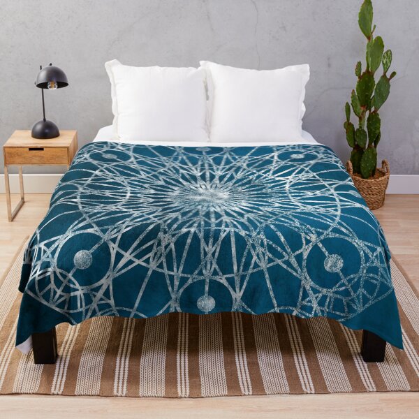 Item preview, Rosette Window Circle Mandala - Blue designed and sold by Erik Fox-Jackson.