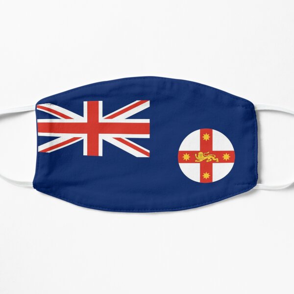 New South Wales Flag Flat Mask