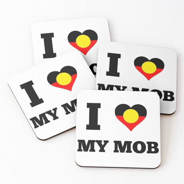 Item preview, I love my mob - Aboriginal T-Shirt designed and sold by J4mgr3m4r.