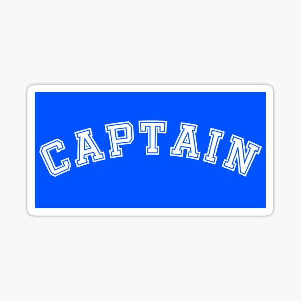 captain-word-art-retro-design-captain-text-sticker-for-sale-by-miloharris-redbubble