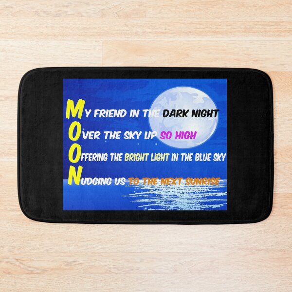 Item preview, Blue Moon Acrostic Poem designed and sold by Fashimation20.