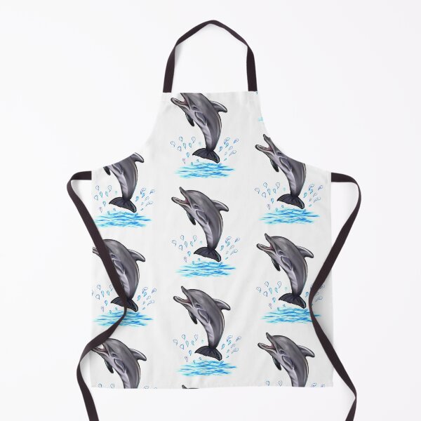 Item preview, Cute dolphin making a splash.  Playful Dolphins designed and sold by Artonmytee.
