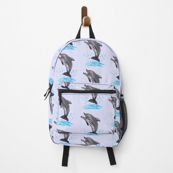 Item preview, Cute dolphin making a splash.  Playful Dolphins designed and sold by Artonmytee.