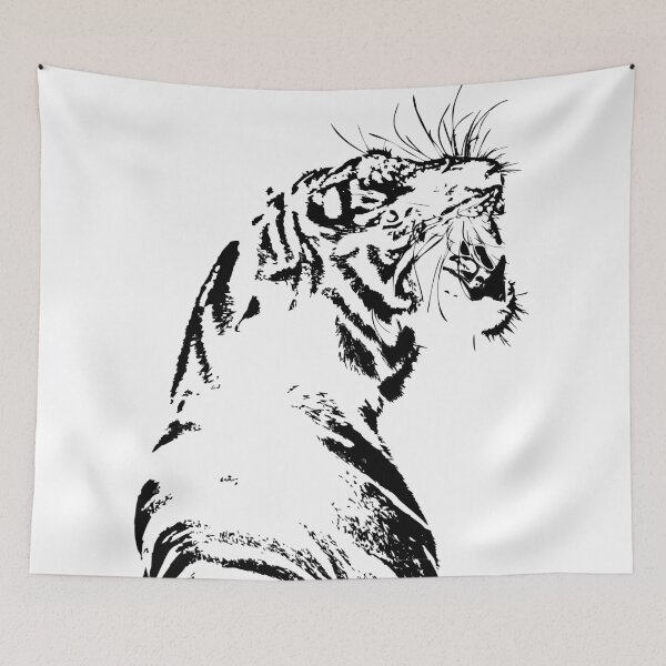 Aperçu de l'œuvre tigre de sibérie créée et vendue par WordArtDesign.