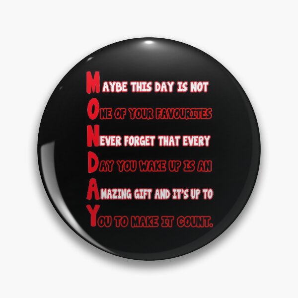 Item preview, Monday Acrostic Poem designed and sold by Fashimation20.