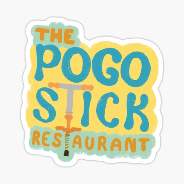 The Original Pogo Stick Sticker for Sale by sanctaseraphina