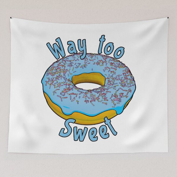 Item preview, Way Too Sweet (Blue) designed and sold by BananaPengoMan.
