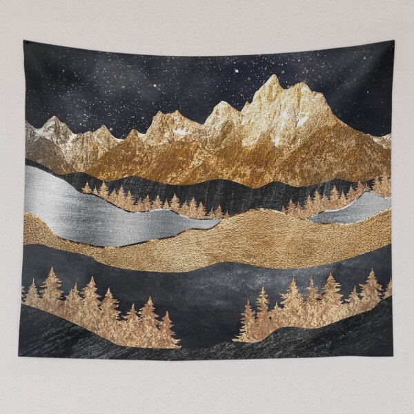 Item preview, Grand Teton National Park At Night in Winter designed and sold by JackMoreh.