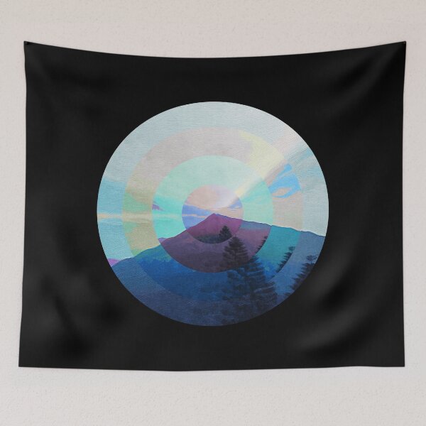 Item preview, Multicolor Mountains of Hong Kong. Mountains designed and sold by Boulder Design Co.