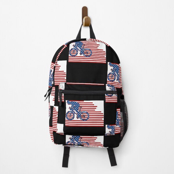 Item preview, Cycling USA Flag Biker designed and sold by Redmanrooster.