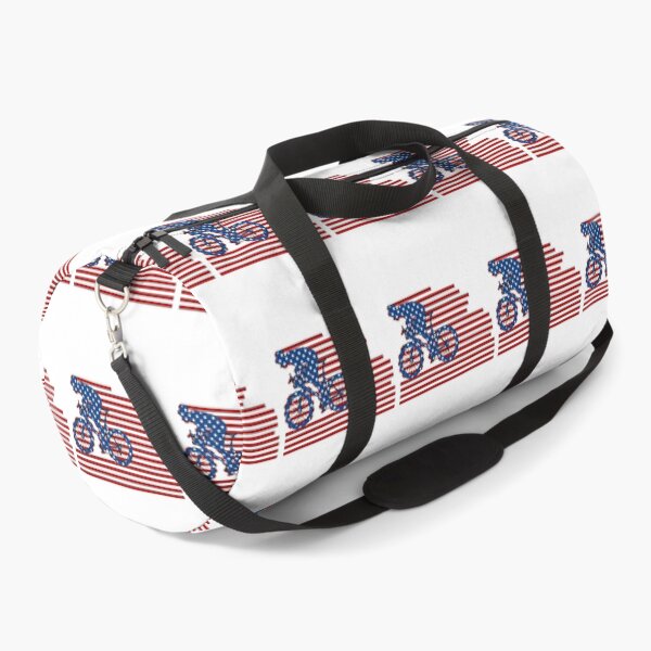 Item preview, Cycling USA Flag Biker designed and sold by Redmanrooster.