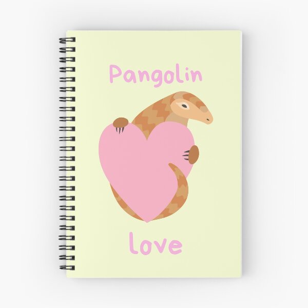 Artikelvorschau, Pangolin Love - Niedliches Herzdesign von gefährdeten Schuppentieren entworfen und verkauft von El-Russells.