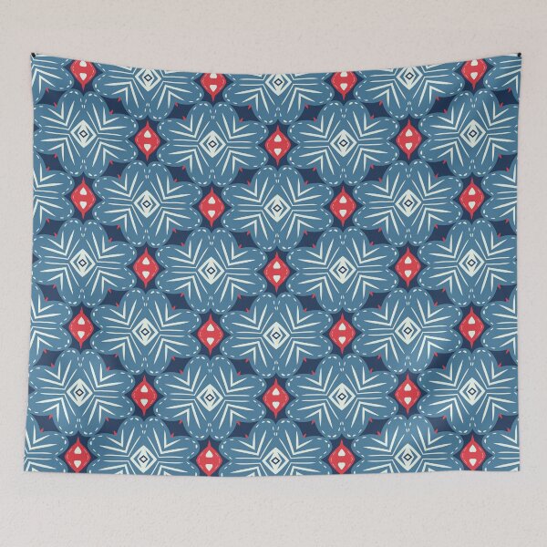 Item preview, American USA Geometric Series in Red, White and Blue Patriotic Patterns designed and sold by cozycaroline.